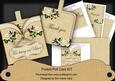 Cream Roses an Usher Thank You Pocket Pull Card Kit