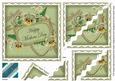 Olive Pansy Mothers Day 6in Duo Wavy Corner Stacker