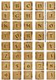 Vtea Sweet Peas Alphabet Embellishment Sheet