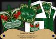 Red Poinsetta g Happy Christmas Pocket Pull Card Kit