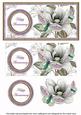Lilac Butterfly Happy Anniversary Dl Decoupage Topper