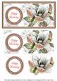 Pink Butterfly Happy Birthday Dl Decoupage Topper