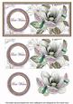 Lilac Butterfly Best Wishes Dl Decoupage Topper