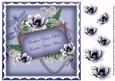 Dblue Magnolia Another Year 8in Vintage Decoupage Topper