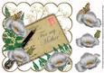 Silver Poppy for My Mother Ink Saver 8in Scallop Topper