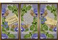 Blue Roses Your Engagement Quick Tri-fold Card