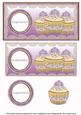 Lilac Vintage Cupcake Congratulations Dl Topper
