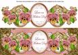 Pink Pansy Love on Mothers Day Large Dl Topper