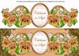 Borange Pansy Celebrate in Style Large Dl Topper