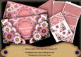 Pink Daisy Great Age 15 Today 3D Lattice Card Kit