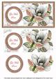 Pink Butterfly Get Well Soon Dl Decoupage Topper