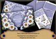 Blue Daisy Great Age 12 Birthday 3D Fancy Lattice Card Kit