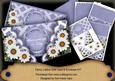 Blue Daisy Great Age 14 Birthday 3D Fancy Lattice Card Kit