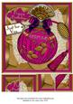 Pinksapphire Perfume Happy Birthday 8in Picture Sheet Topper