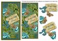 Teal Rose Many Happy Returns Dl Topdown Topper