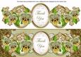 Olive Pansy Thank You Large Dl Topper