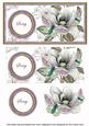 Lilac Butterfly Sorry Dl Decoupage Topper