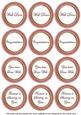 Pink Painted Well Done Round Sentiment Toppers