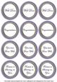 Blue Painted Well Done Mix Sentiment Round Toppers