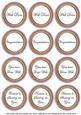 Dusky Pink Painted Well Done Mix Sentiment Round Toppers