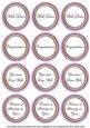 Lilac Painted Well Done Mix Sentiment Round Toppers