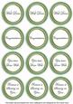 Mid Green Painted Well Done Mix Sentiment Round Toppers