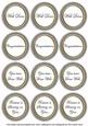 Silver Painted Well Done Mix Sentiment Round Toppers