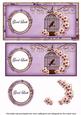 Lilac Birdcage Congratulations Dl Decoupage Topper