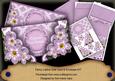 Lilac Forgetmeknot 21st Birthday 3D Fancy Lattice Card Kit
