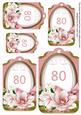 Pink Magnolia 80 Sentiment Tag Sheet