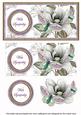 Lilac Butterfly with Sympathy Dl Decoupage Topper