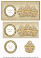 Cream Vintage Cupcake for My Wife Dl Topper