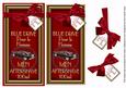 Red Aftershave Thank You Dl Topdown Decoupage Topper