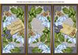 Blue Fushsia Anniversary Quick Tri-fold Card