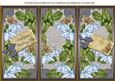 Blue Fushsia Wedding Day Quick Tri-fold Card