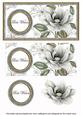 Silver Magnolia Best Wishes Dl Decoupage Topper