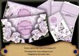 Lilac Butterfly 40th Birthday 3D Fancy Lattice Card Kit