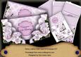 Lilac Butterfly 50th Birthday 3D Fancy Lattice Card Kit