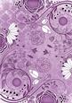 Lilac Lace Retro Floral A4 Backing Paper