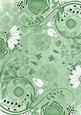 Mint Green Lace Retro Floral A4 Backing Paper