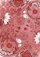 Pink Lace Retro Floral A4 Backing Paper