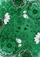 Dark Green Lace Retro Floral A4 Backing Paper