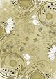 Cream Lace Retro Floral A4 Backing Paper