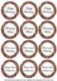 Dusky Pink Sweetpea Birthday Mix1 Sentiment Round Toppers