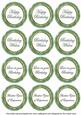 Mint Green Sweetpea Birthday Mix1 Sentiment Round Toppers