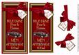 Red Aftershave Best Wishes Dl Topdown Decoupage Topper