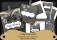 Black Birdcage Happy Birthday Vintage Pocket Pull Card Kit