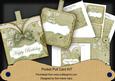 Olive Birdcage Happy Birthday Vintage Pocket Pull Card Kit