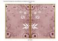 Dusky Pink Retro Birdcage 7x5 Cut and Fold Card