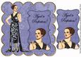 Blue Fashion Lady Aged to Perfection 8in Scallop Topper